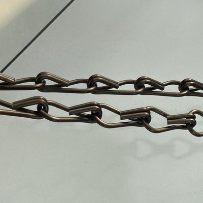 Gemakkelijk te installeren aangepaste aluminium ketting vliegscherm met aangepaste gordijn grootte en aangepaste patroon