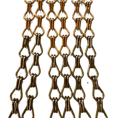 Gemakkelijk te installeren Custom Chain Link Aluminium Chain Fly Screen Perfect voor aangepaste gordijnpatronen