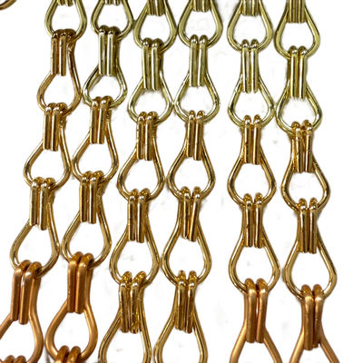 Gemakkelijk te installeren Custom Chain Link Aluminium Chain Fly Screen Perfect voor aangepaste gordijnpatronen