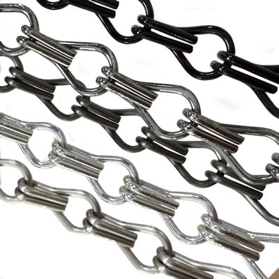 Gemakkelijk te installeren Custom Chain Link Aluminium Chain Fly Screen Perfect voor aangepaste gordijnpatronen
