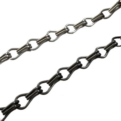 24 mm ketenafstand Aluminium keten vliegscherm Gemakkelijk te installeren Rails Inbegrepen