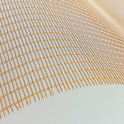 Roestvrij staal metalen mesh voor de veiligheid decoratieve gelaagd glas paneels Custom Cutting Processing