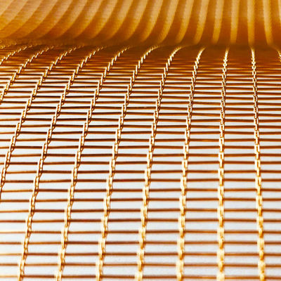Roestvrij staal metalen mesh voor de veiligheid decoratieve gelaagd glas paneels Custom Cutting Processing