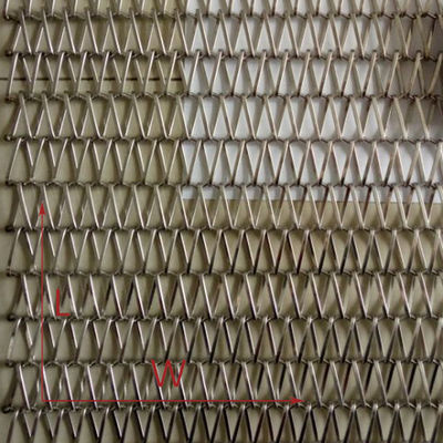 Aanpasbare flexibele metalen mesh stof voor partiton muur Custom Square Design