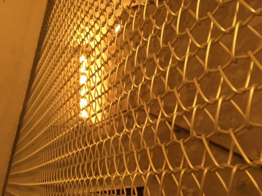 2 mm dikte vierkant decoratief geweven gaas voor project