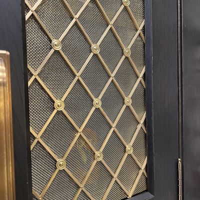 Openingsgebied 49% roestvrij staal Woven Wire Mesh Grill Voor kast decoratie