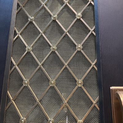 Openingsgebied 49% roestvrij staal Woven Wire Mesh Grill Voor kast decoratie
