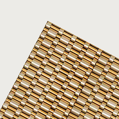 Gepersonaliseerd Messing Metal Mesh voor het bouwen van bekleding Lift Mesh Met 304 316 roestvrij staal