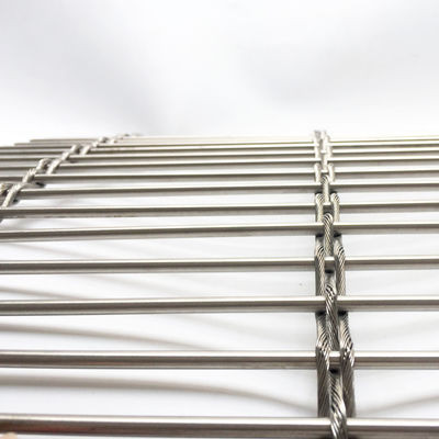 Roestvrij staal metalen gaas gordijn voor gebouw gevel schaduw ventilatie energiebesparing
