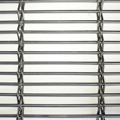 Roestvrij staal metalen gaas gordijn voor gebouw gevel schaduw ventilatie energiebesparing