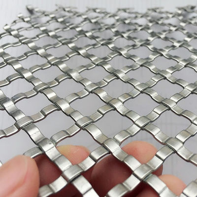 Binnen- en buitenruimte roestvrijstalen metalen mesh panelen op maat afwerking voor premium ontwerpprojecten