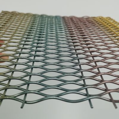 Aanpasbaar metalen gaas Openbare instellingen Breedte 0,6m-2,4m Op maat