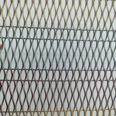 Aanpasbaar metalen gaas Openbare instellingen Breedte 0,6m-2,4m Op maat