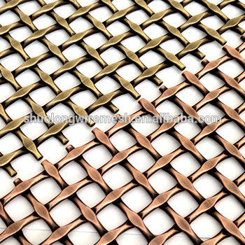 Vervaardigingsland Plat draad decoratief gaas met aluminium materiaal