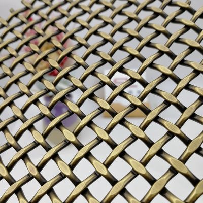 Upgrade Interieurs 18mm Weft Pitch Luxe Messing Decoratieve roosters SGS gecertificeerd