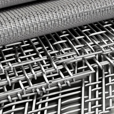 0.035 KG/M Architecturaal Geweven Draadgaas met Geanodiseerde Aluminiumlegering