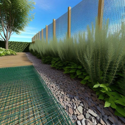 2.0mm Draaddiameter Architectonisch geweven draadnet voor tuinlandschappen