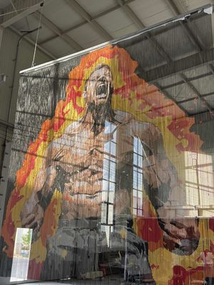 Creatief decoratief aluminium kettinggordijn voor meubel- en kunstinstallatie, brandwerend aanpasbaar metalen gaasontwerp