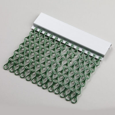 Sterk en duurzaam aluminium keten vliegscherm ideaal voor voedselverwerkende fabrieken