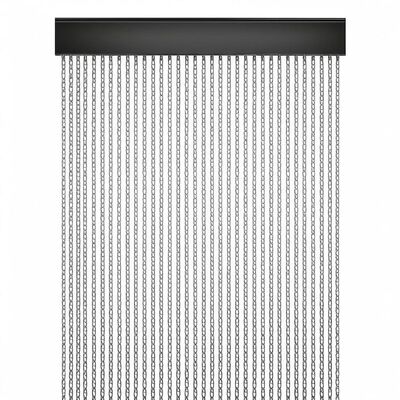 Duurzame aluminium kettingvliegenscherm met 1,2 mm draaddiameter en 60% open oppervlak voor optimale ventilatie en 12x24 mm haakmaat