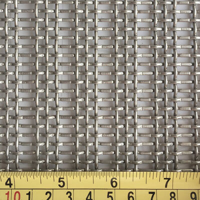 Goede Flexibiliteit Roestvrij Staal Architectonisch Gaas met 2,5 mm X 4 Kabeldiameter en Antiek Brons Gecoat Oppervlak voor Gebouwgevels