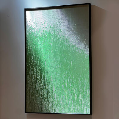 Artistiek metalen kunstwerk geïnspireerd door de natuur
