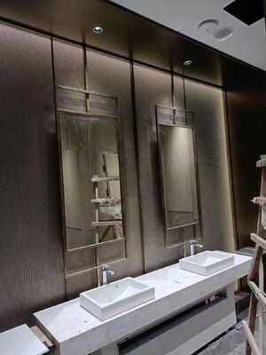 Architectonisch metalen gaas op maat van de breedte Poets perfect voor gevel bekleding binnenmuren en plafond panelen