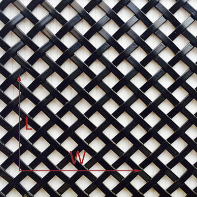 Customized Width Architectural Metal Mesh Expanded Mesh Type Aluminum Panels for Commercial and Industrial Applications