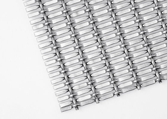 Titanium die 5mm Geweven Metaal Mesh Fabric plateren 15m Decoratieve Metaalzaal Verdelers