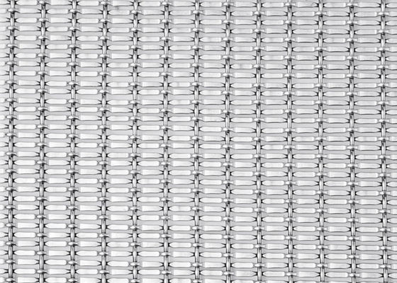 Titanium die 5mm Geweven Metaal Mesh Fabric plateren 15m Decoratieve Metaalzaal Verdelers