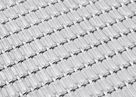 Titanium die 5mm Geweven Metaal Mesh Fabric plateren 15m Decoratieve Metaalzaal Verdelers