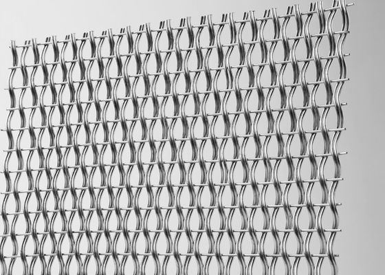 1.5m Binnenlandse OEM SS 304 van Mesh Panel van de Meubilair Architecturale Geweven Draad
