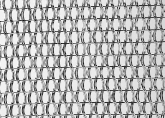 1.5m Binnenlandse OEM SS 304 van Mesh Panel van de Meubilair Architecturale Geweven Draad