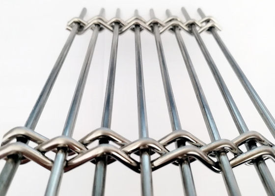Deklaag van de Draadmesh barrette weave PVD van het schermverdelers de Architecturale Geweven