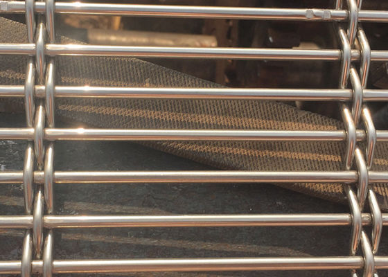 Deklaag van de Draadmesh barrette weave PVD van het schermverdelers de Architecturale Geweven
