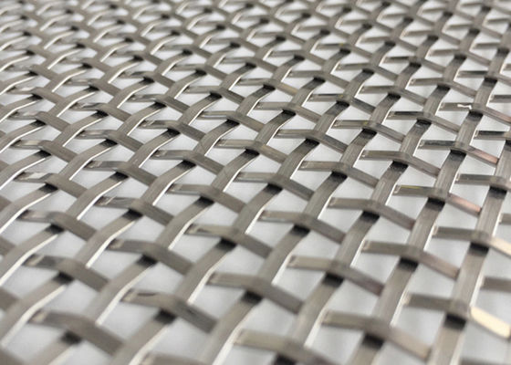 1.8mm Half Rond Decoratief Metaal Mesh Screen For Windows 3.36kgs/m2