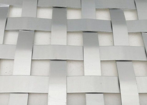 Flatwire 430 Architecturale Geweven Draad Mesh Anodized