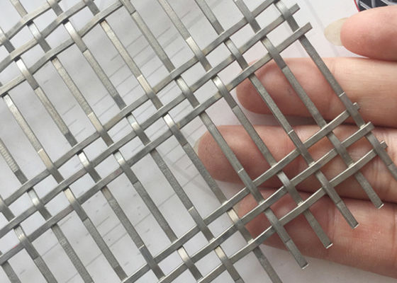 Upgrade Project Reverse Dutch Weave Architectural Woven Wire Mesh ISO9001-2015 Certificering
