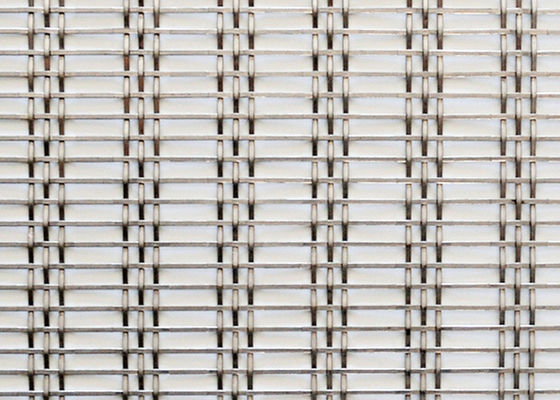 Upgrade Project Reverse Dutch Weave Architectural Woven Wire Mesh ISO9001-2015 Certificering