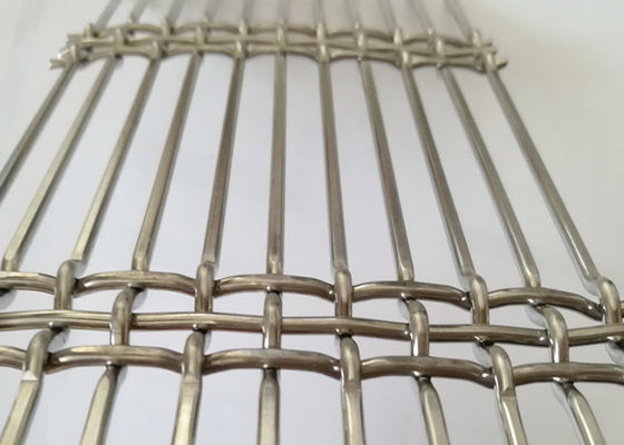 Decoratieve Voorgevel Architecturale Geweven Draad Mesh Ginning Weaving Flexibility