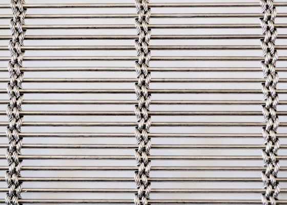 ISO9001 het duidelijke Geweven Decoratieve Metaal Mesh Sheets van Draadmesh lightweight SS430