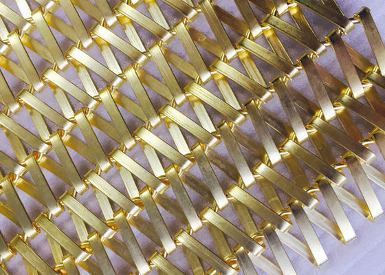 Het ontharden van Koper Spiraalvormige Draad Mesh Belt 10mm