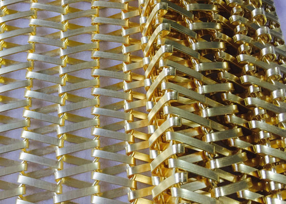 Het ontharden van Koper Spiraalvormige Draad Mesh Belt 10mm
