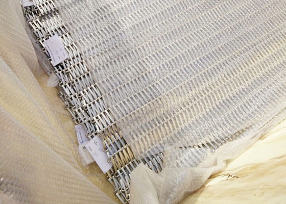 20ft Ingewikkelde Roestvrij staal Spiraalvormige Draad Mesh For Solar Shading