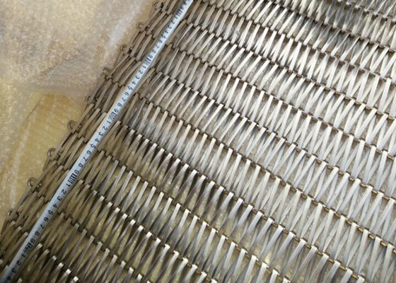 20ft Ingewikkelde Roestvrij staal Spiraalvormige Draad Mesh For Solar Shading