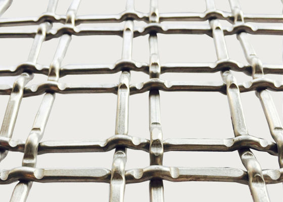 4 Geplooide het Messings Dubbele Draad Mesh Decorative Fence ISO9000 van ' ×4“ 13ft