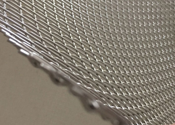 3.3mm 304 Roestvrij staal Geplooide Draad Mesh Woven Architectural Mesh Facade