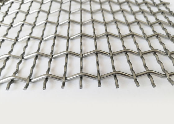 Golfplaat Binnenlands Geweven Metaal Mesh Building Facade Stainless Steel