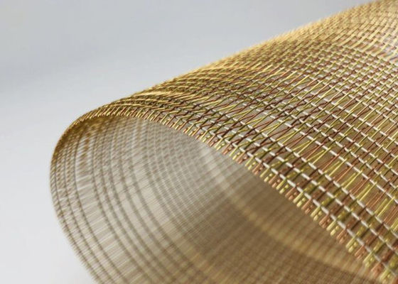 Roestvrij staal Geweven Draad Mesh Laminated Glass With Metal Mesh Interlayer
