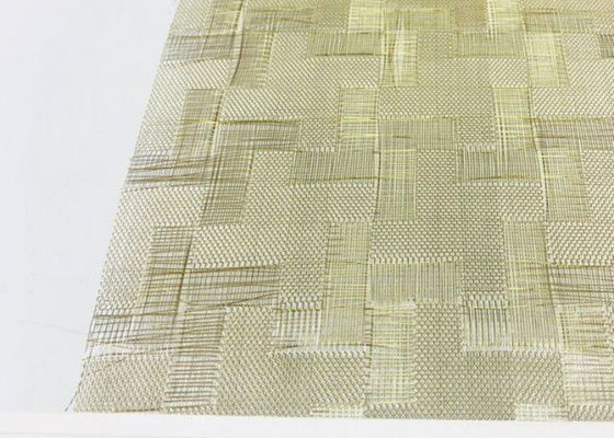 120m Keperstof Geweven Glas Gelamineerde Draad Mesh Architectural Facade Cladding